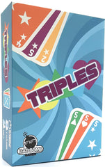 Dad Bomb Games Triples game board and cards for family fun and fast rounds.