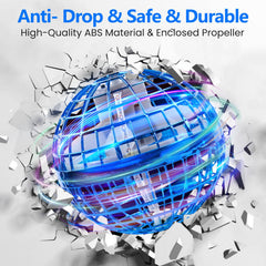 Dafire galaxy flying orb glides smoothly for compact show in dim rooms.