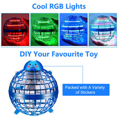 Dafire LED neon flight sphere lights up for night play sessions.