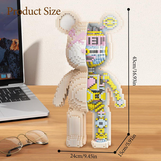 DAHONPA Animal Bear internal mechanism visible for educational assembly