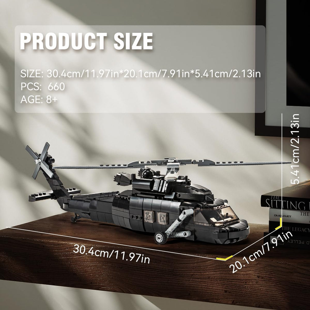 DAHONPA Black Hawk model assembly offers detailed building experience