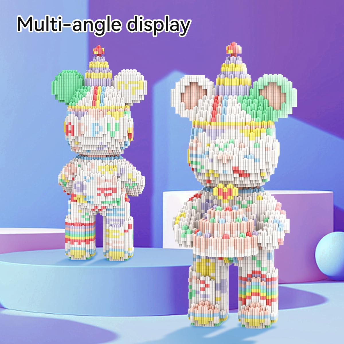 DAHONPA eco-friendly building blocks offer durable color for long-term display.