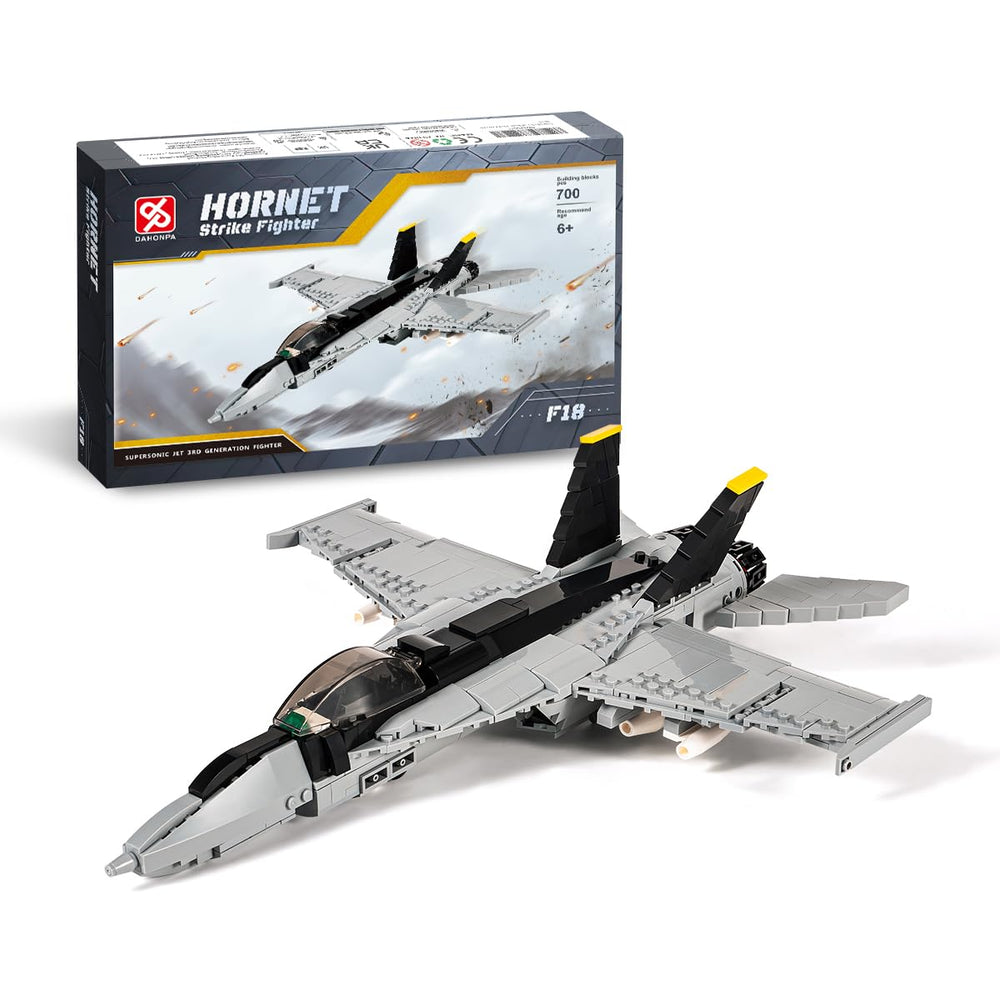 DAHONPA F-18 Bumblebee Fighter blocks for creative play and fine motor skill development