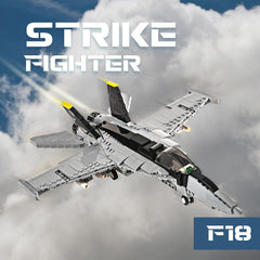 DAHONPA F-18 Bumblebee Fighter playset promoting collaborative building and collecting