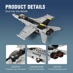 DAHONPA F-18 Bumblebee Fighter wings detail highlighting design and realism