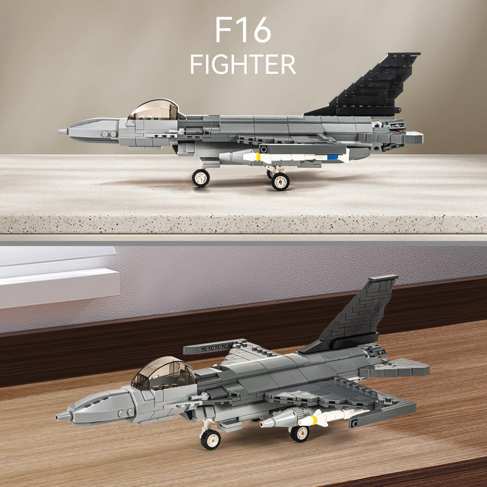 DAHONPA F-16 Fighting Falcon airplane model pieces for precise building fun.
