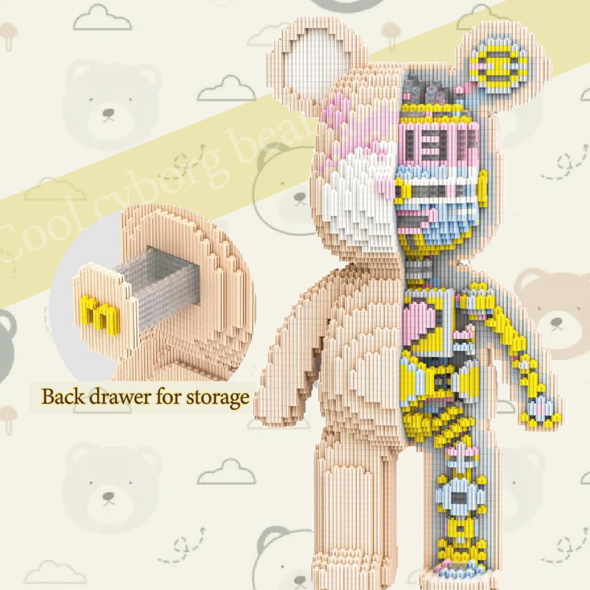 DAHONPA Gift packaging bear kit ideal for creative gifting
