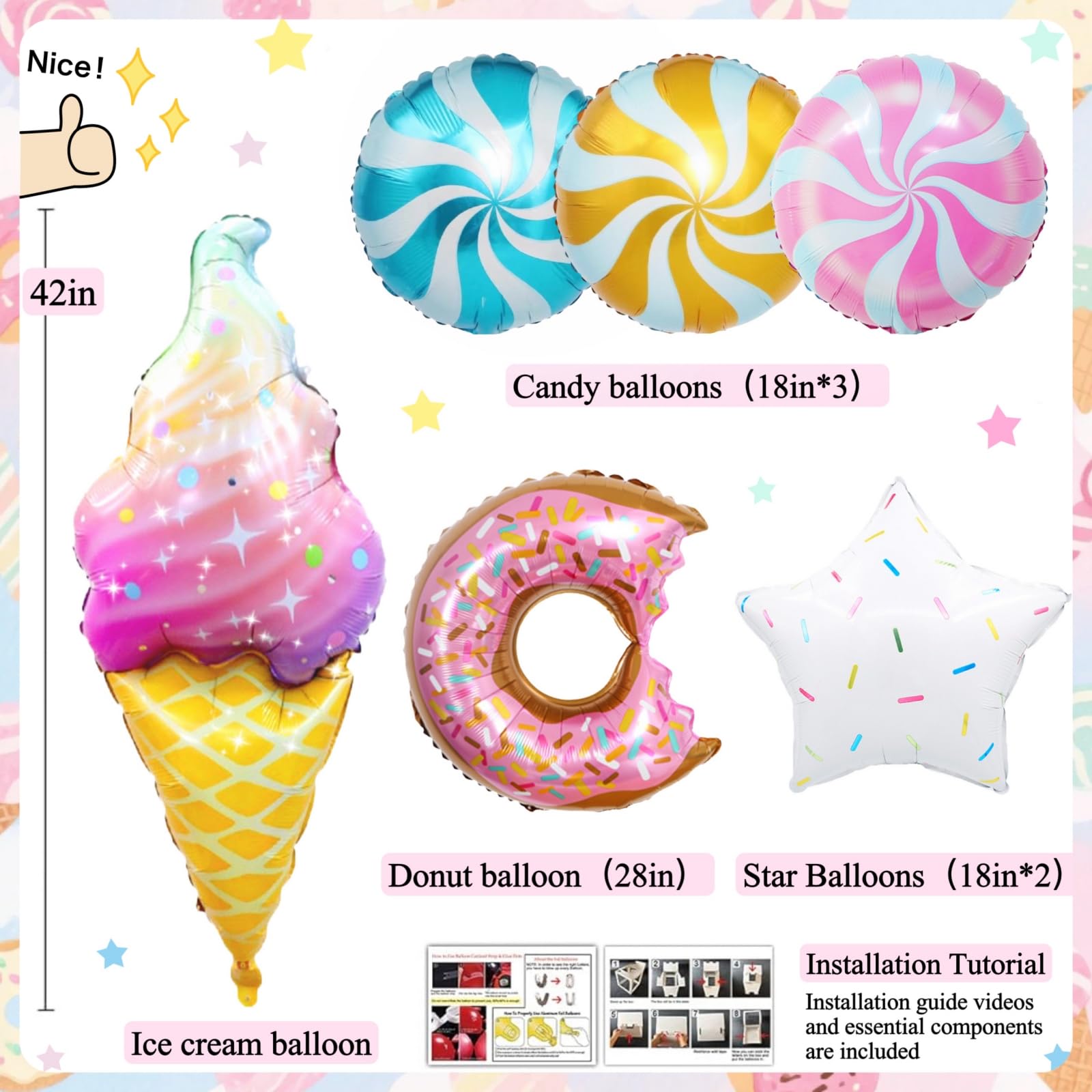 Daidle balloon garland kit enhances the party vibe