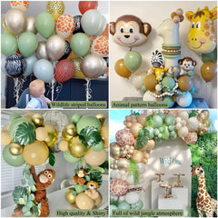 Daidle balloon garland kit offers a ready-to-assemble centerpiece.