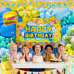 Daidle Sponge Backdrop Under the Sea provides a vivid photo wall backdrop.