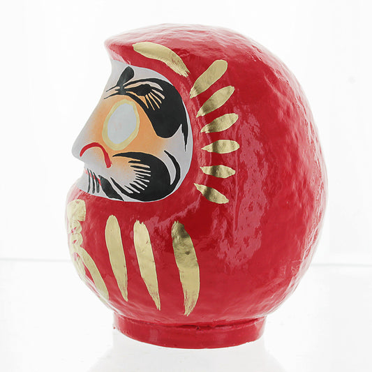 Daimonya Daruma Doll made in Japan, showcasing authentic craftsmanship.