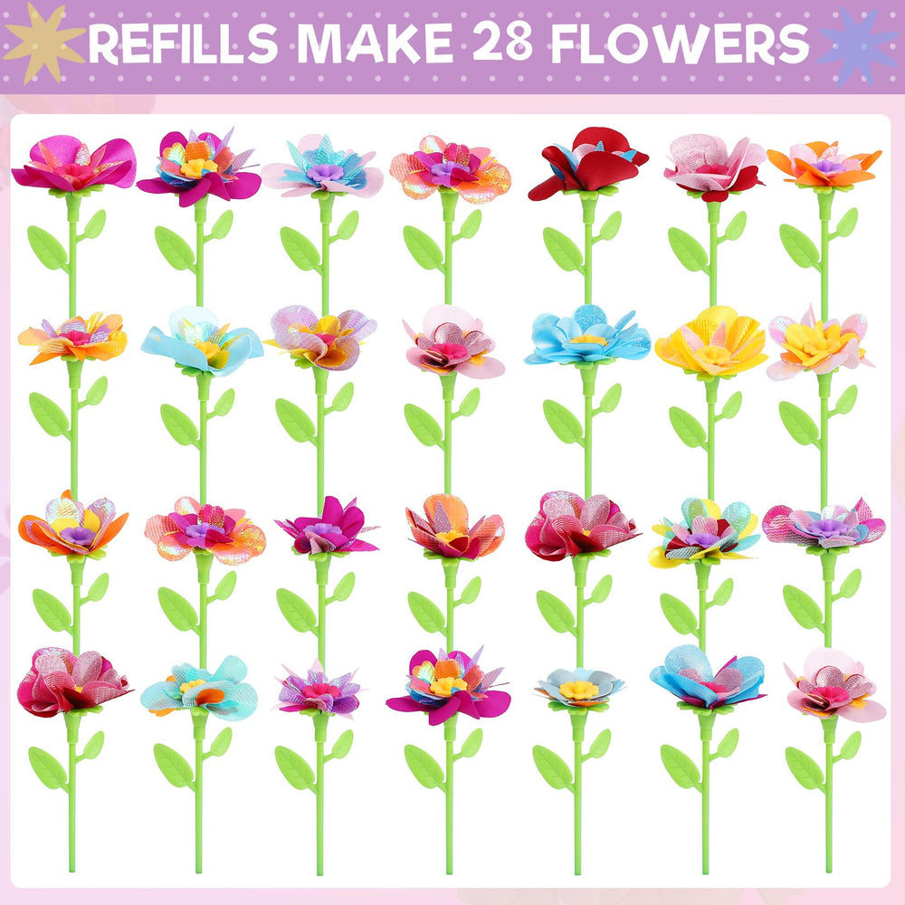 Daisred accessories refill sepals-and-stems enable versatile, reusable flower crafting.