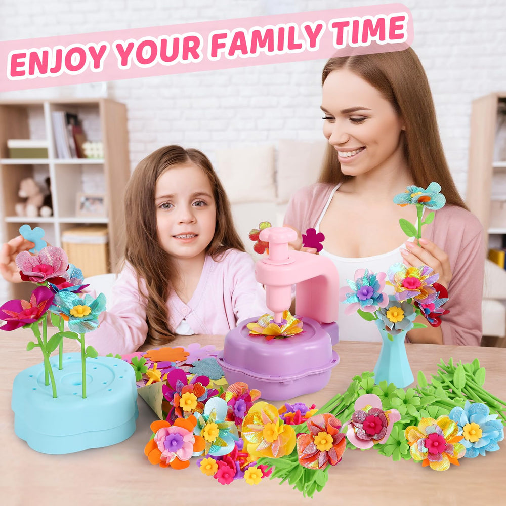 Flower center and sepal pieces allow realistic bloom details.