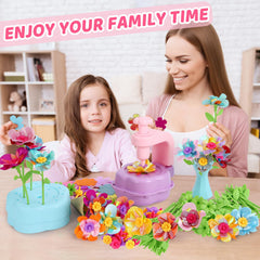 Flower center and sepal pieces allow realistic bloom details.