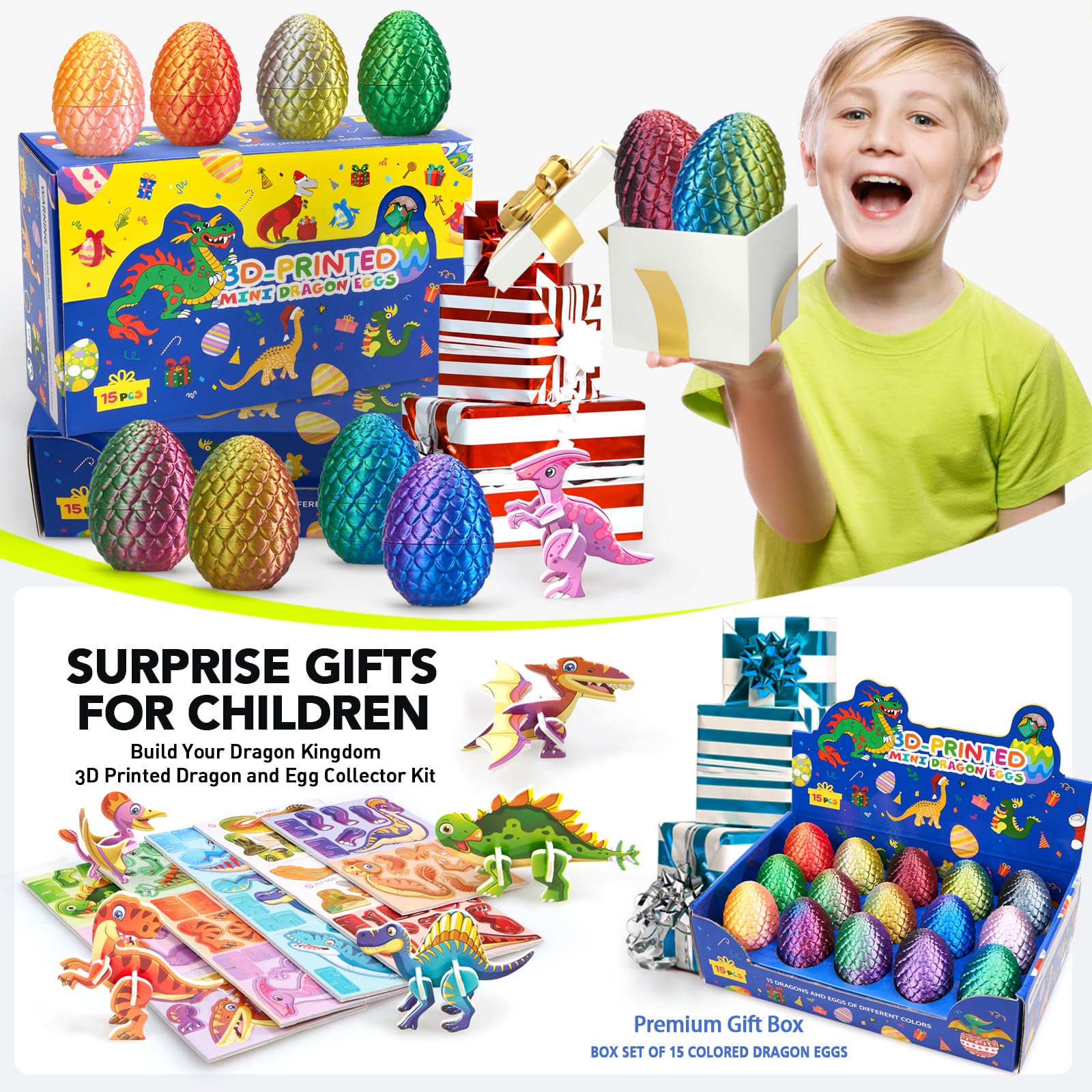 Dak Haan dragon eggs gradient colors inspire storytelling and creative crafts.