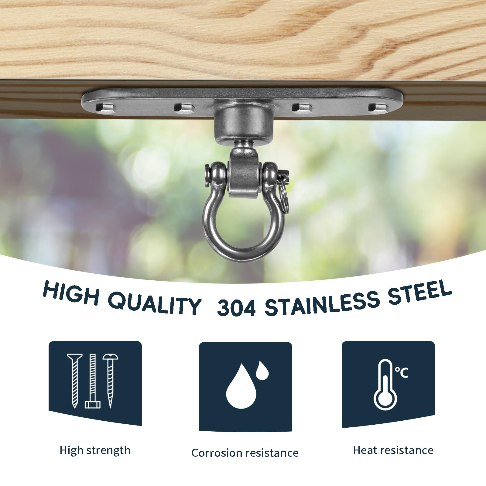 Dakzhou external 180-degree swing arm provides versatile motion options.