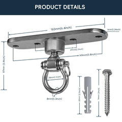 Dakzhou internal bearings enable smooth 380-degree rotation for flexible suspension.