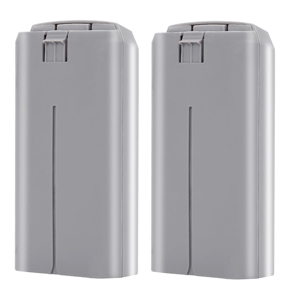 Dalkat Dalee 2-pack battery for DJI Mini 2, front packaging ready for extended flights.