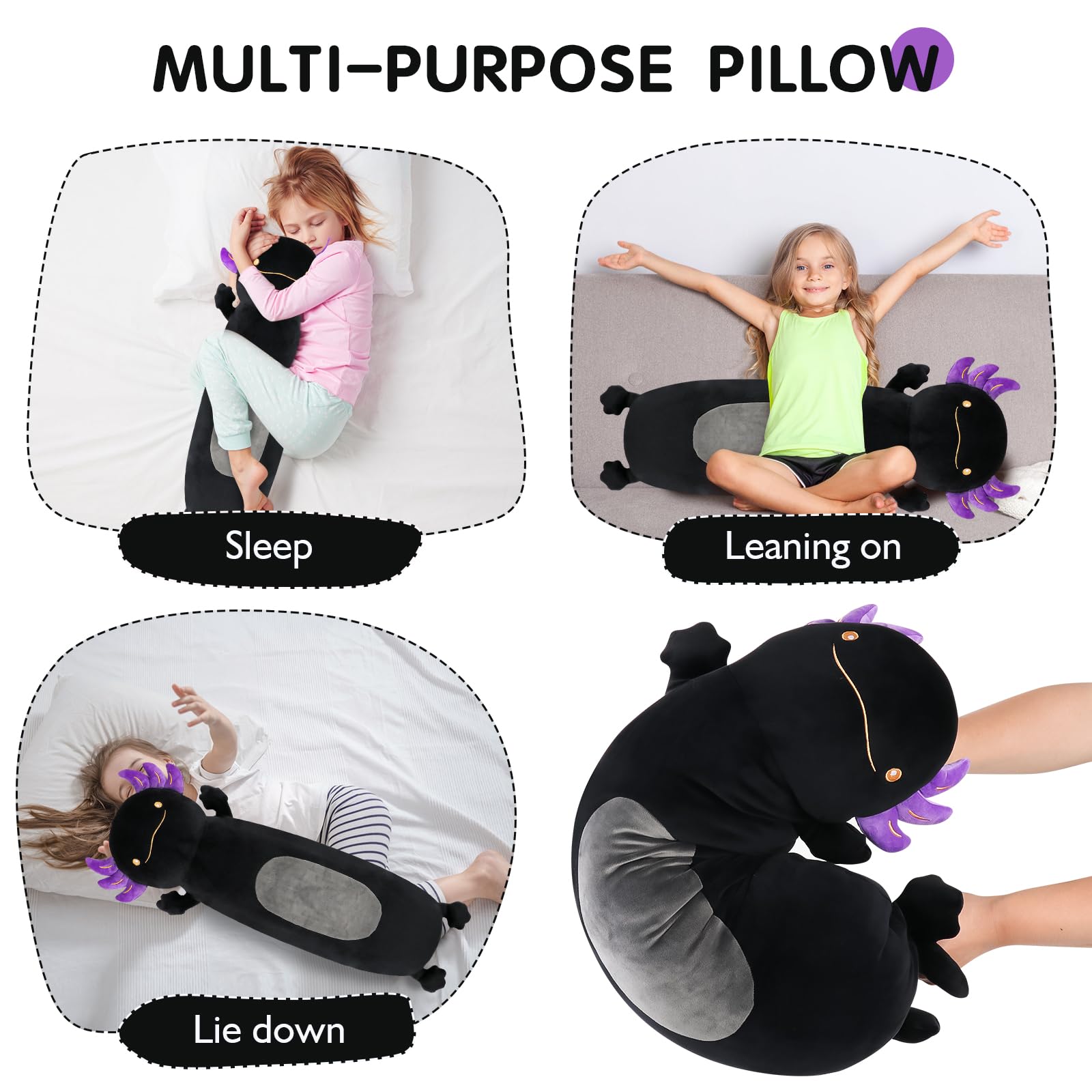 Dalmao axolotl holiday gift idea with cute design and durable fabric