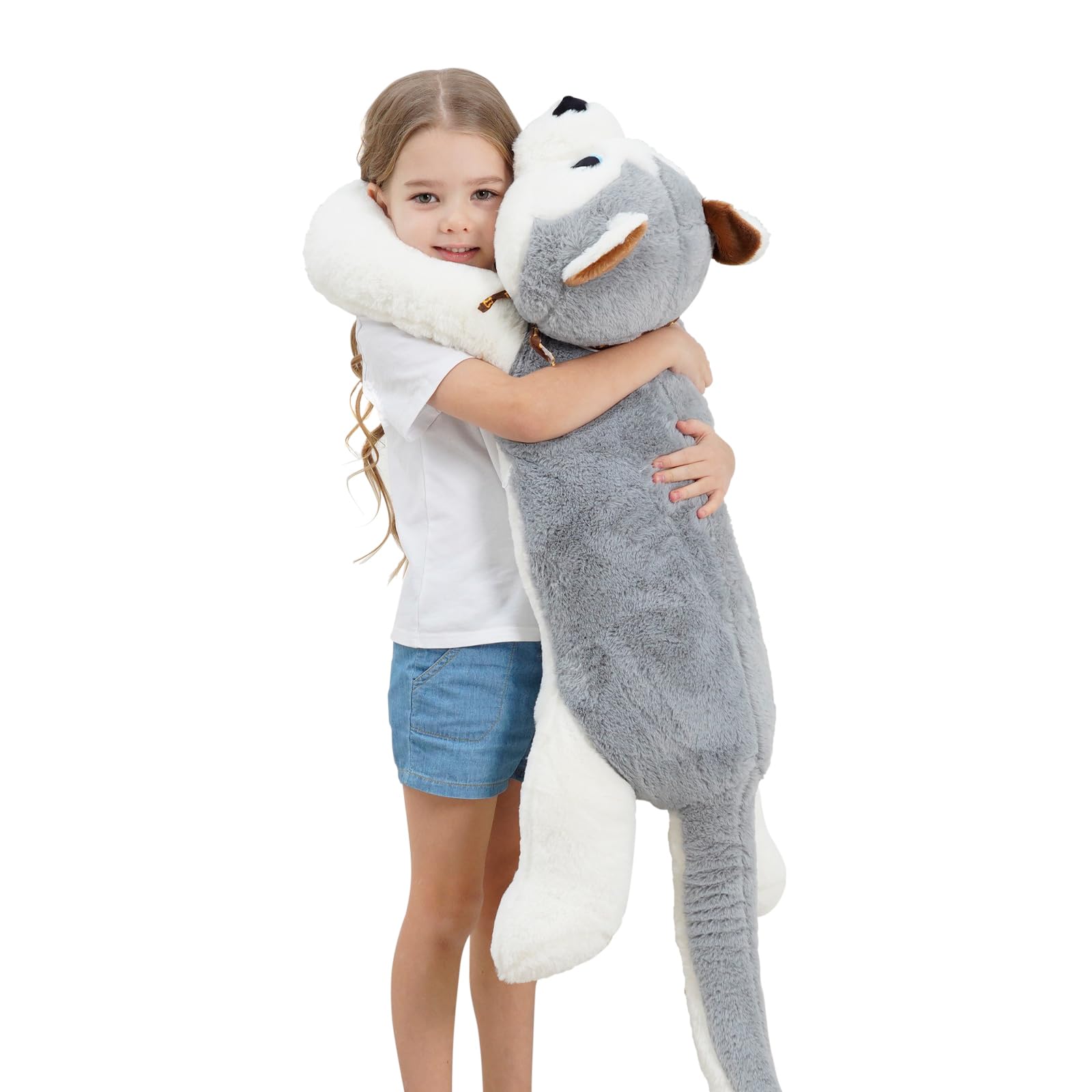 Dalmao cuddly husky stuffed toy makes a delightful gift.