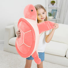 Dalmao bold pink turtle design adds cheer to any space.