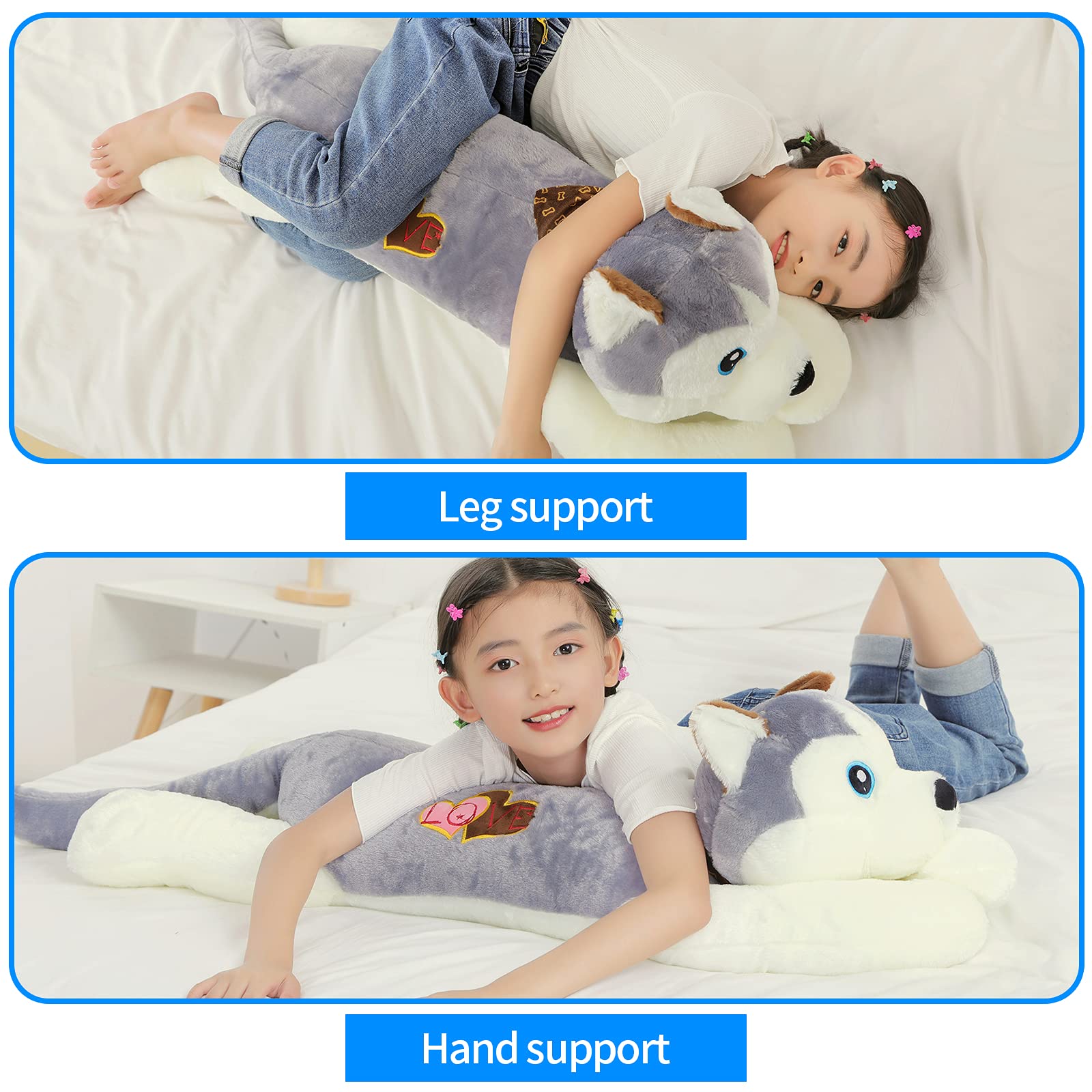 Dalmao husky plush decor-ready for cozy spaces.