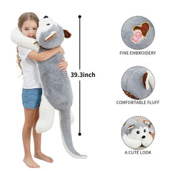 Dalmao soft big husky body pillow ideal for lounging.