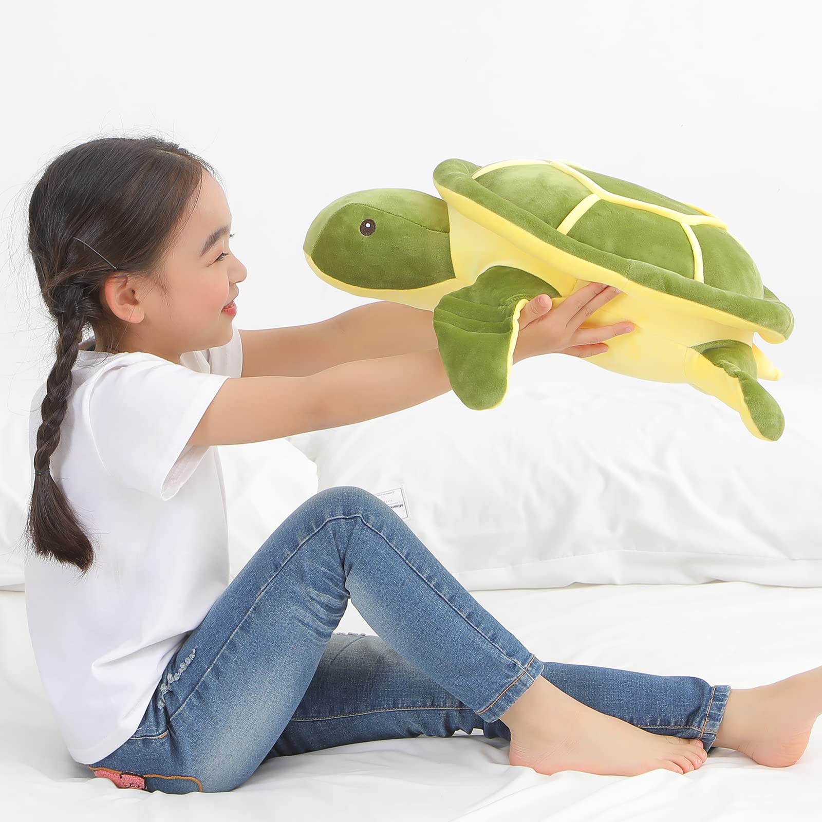 Dalmao washable turtle plush with easy care for busy families.