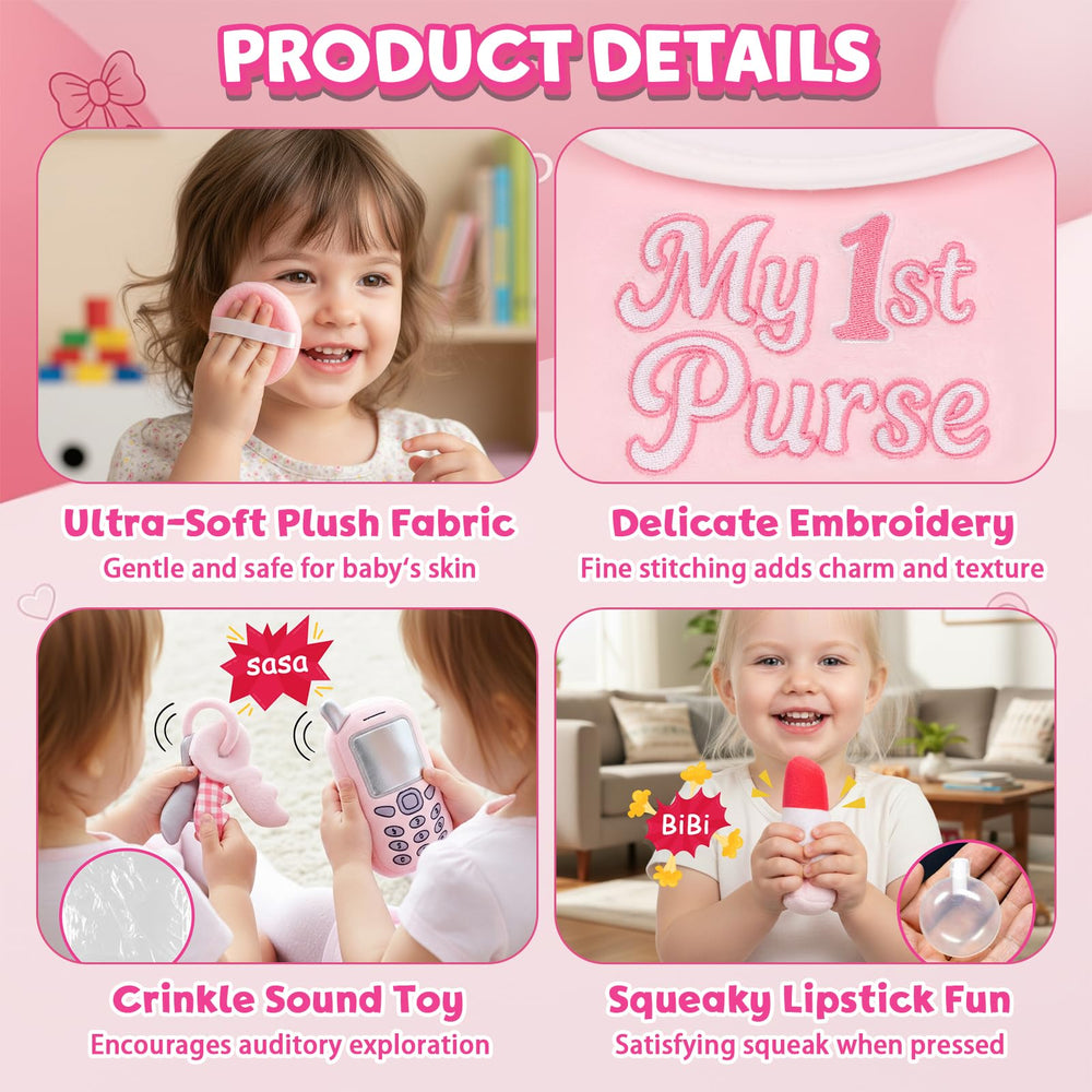Dalycro purse makeup mirror, a mini reflective toy for dress-up moments.