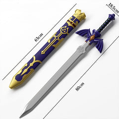damdos Cos-Master Sword foam hilt close-up highlights grip texture.