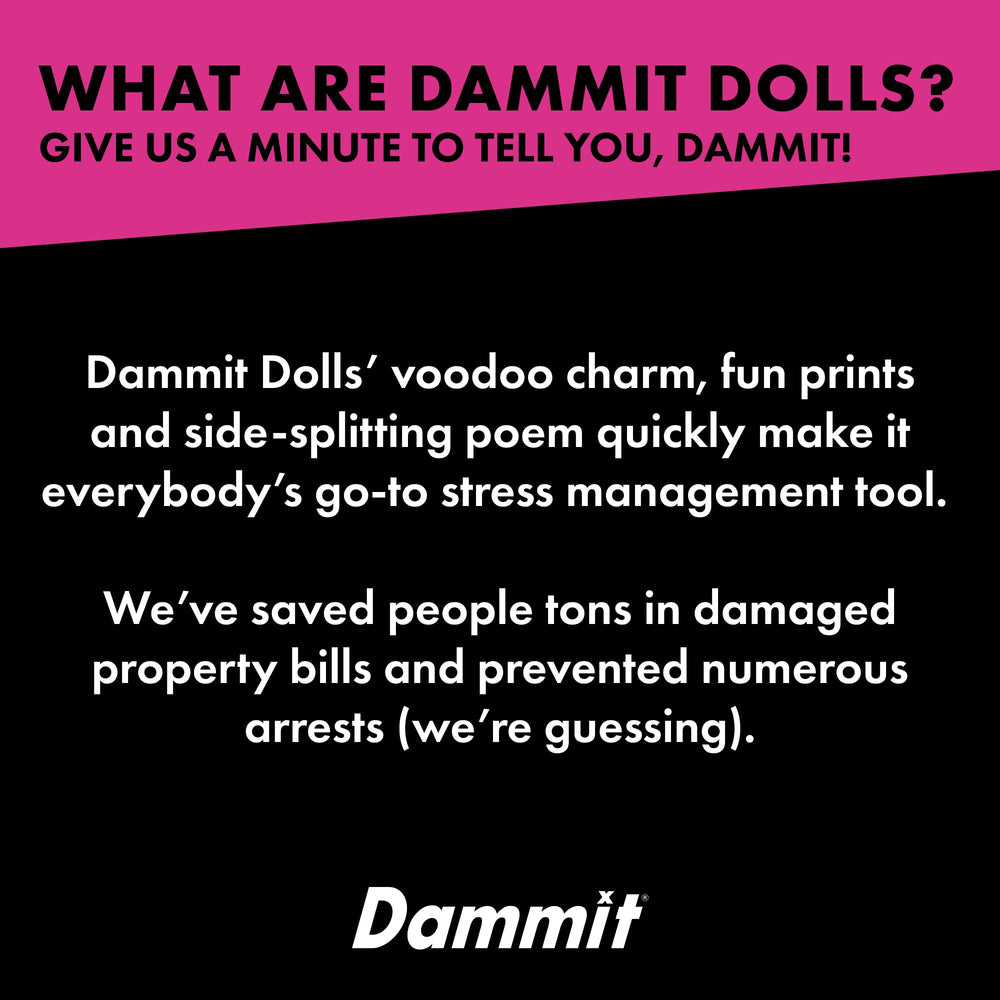 Dammit Cancer Doll design supports a cause with a playful twist