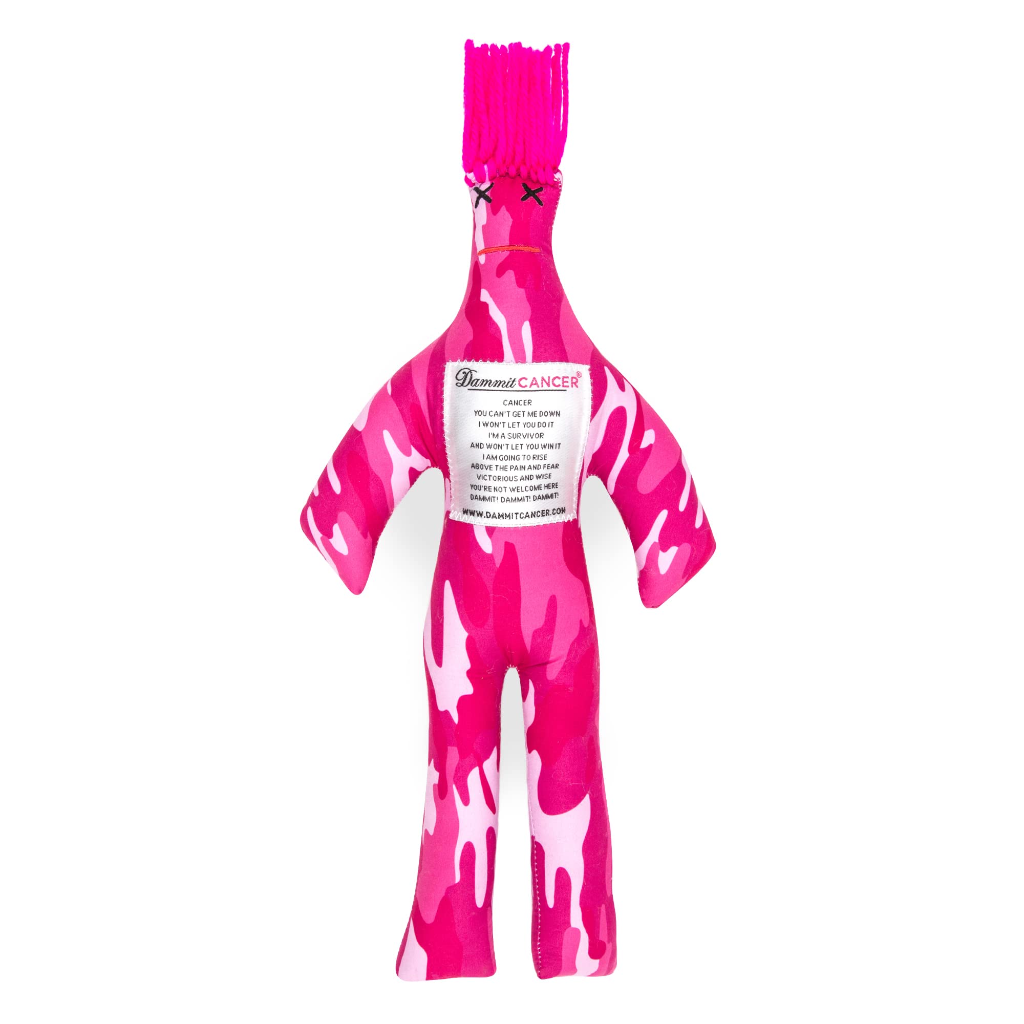 Dammit Doll Limited Edition pattern on the surface for a bold, humorous look
