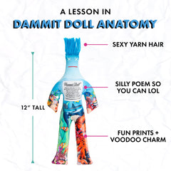 Dammit Doll ocean blue palette enhances any sea-inspired setup.