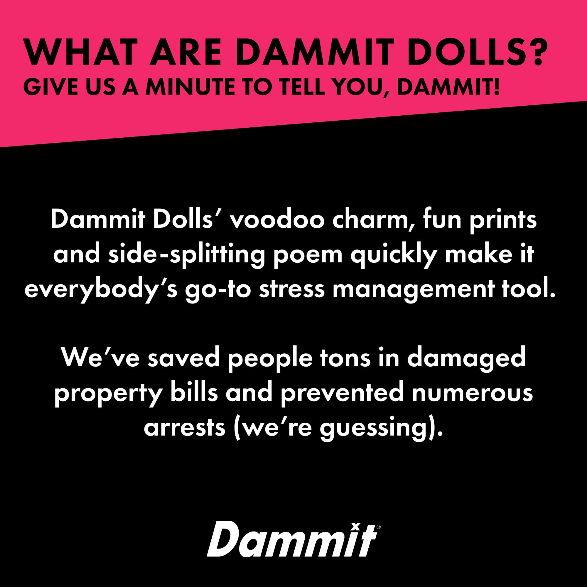 Dammit Doll pickleball back-meltdown: vent frustration safely after a long rally.