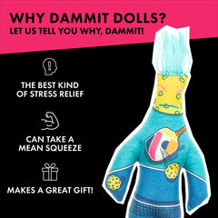 Dammit Doll pickleball poem card: adds a playful verse for post-match laughs.