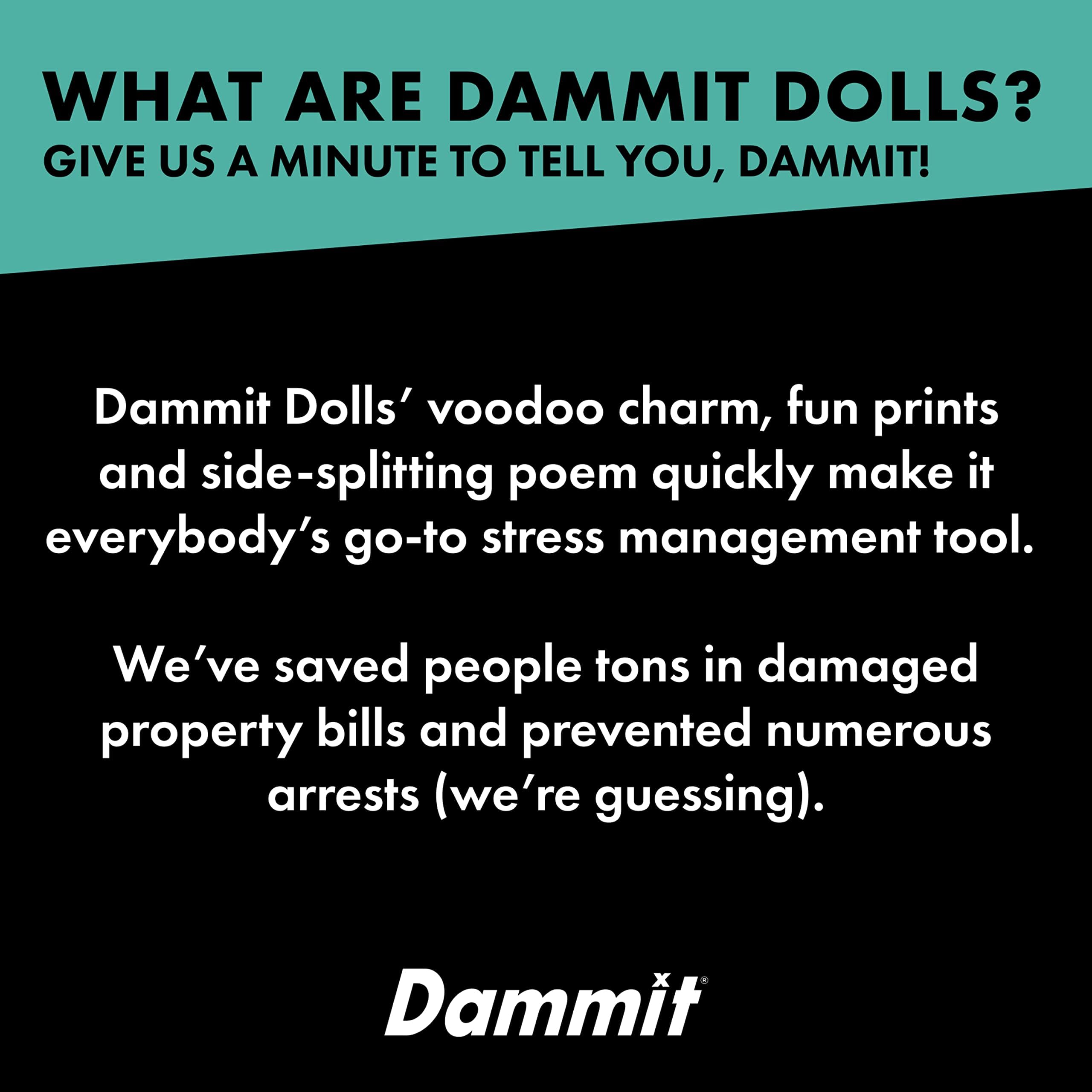 Dammit Doll soft plush boosts tactile comfort for venting moments.
