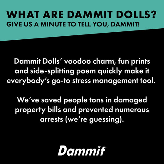 Dammit Doll soft plush boosts tactile comfort for venting moments.