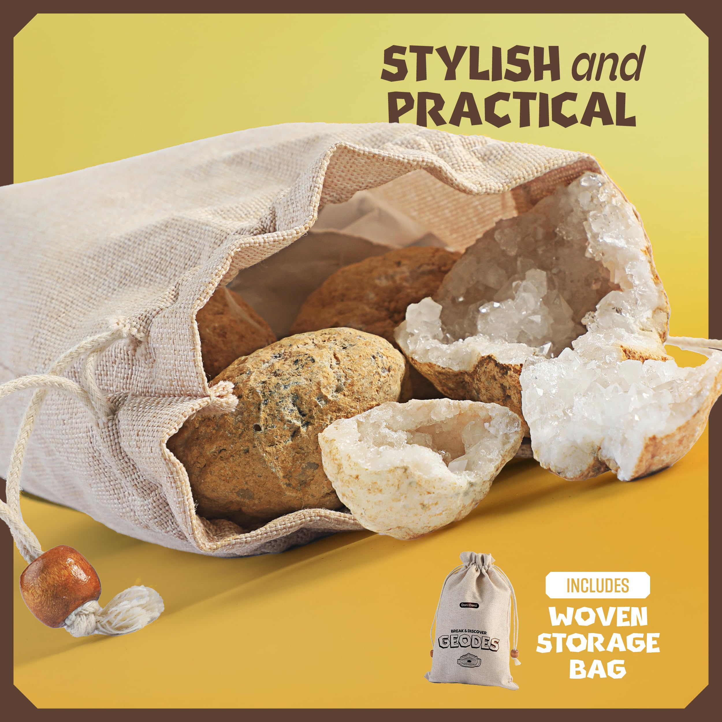 Dan&Darci Break Your Own Geodes learning guide with kid-friendly geology basics.