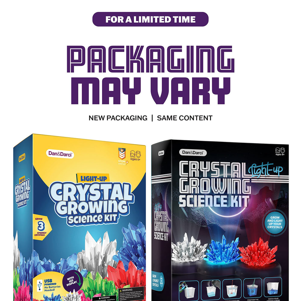 Dan&Darci clear crystal powder creates sparkling, transparent crystals for display