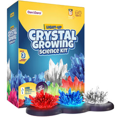 Dan&Darci crystal growing kit on display for family science time