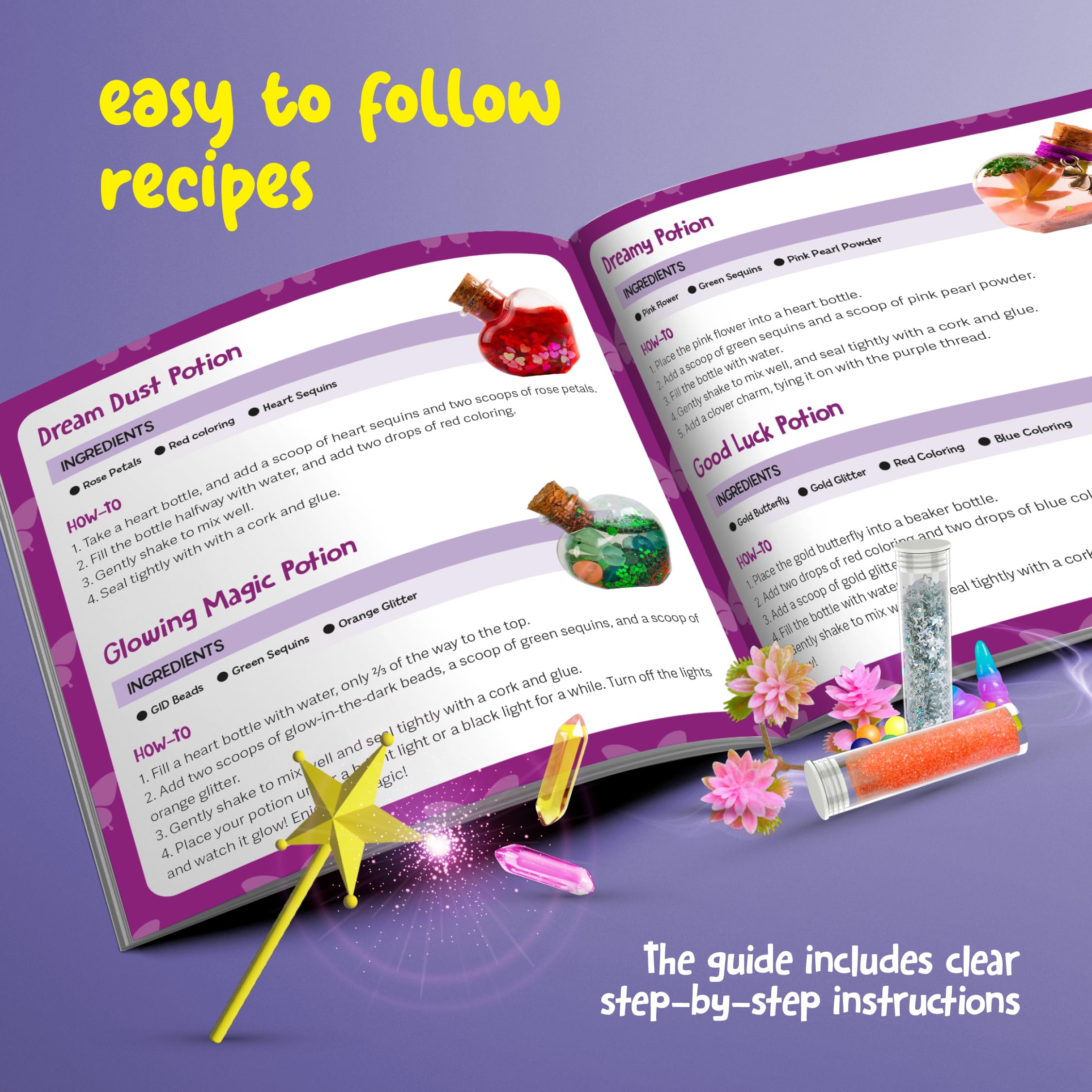 Dan&Darci Fairy Magic Potion Kit fairy wand sparks hands-on fun
