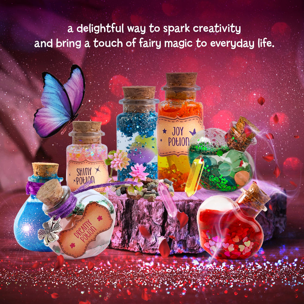 Dan&Darci Fairy Magic Potion Kit glow beads sparkle during night crafting