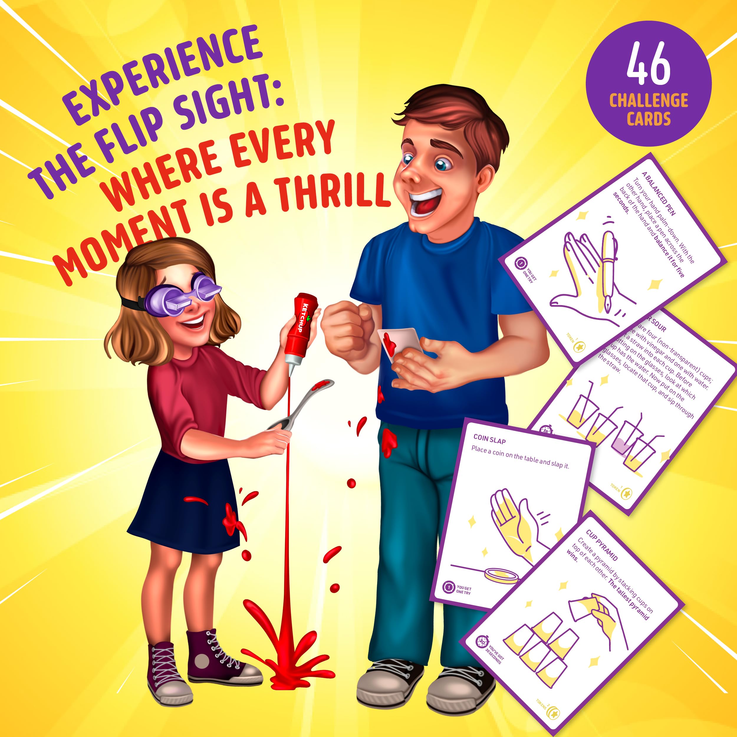 Dan&Darci FlipSight Notepad for jotting challenges and scores during play