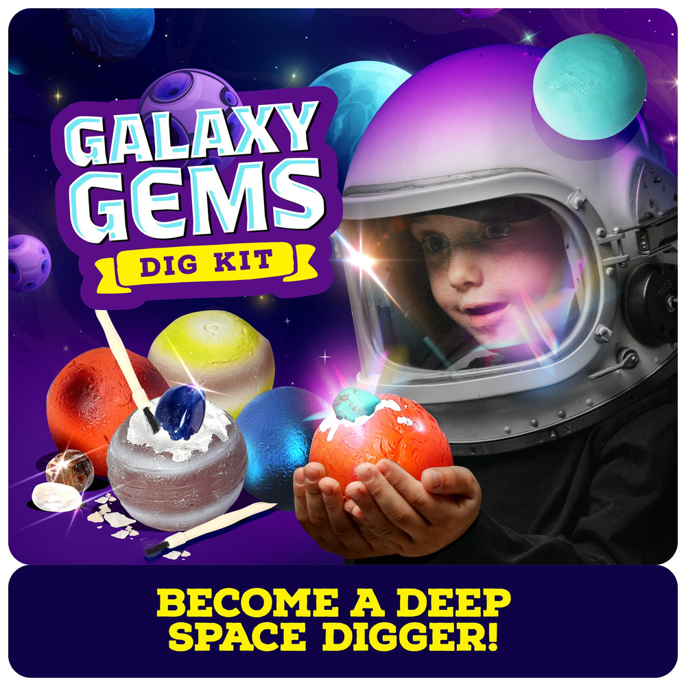 Dan&Darci Galaxy Dig Kit closeup gems image showing shimmering stones