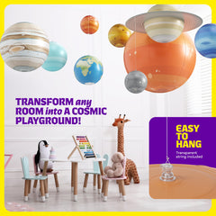Dan&Darci Jupiter inflatable planet for engaging science play