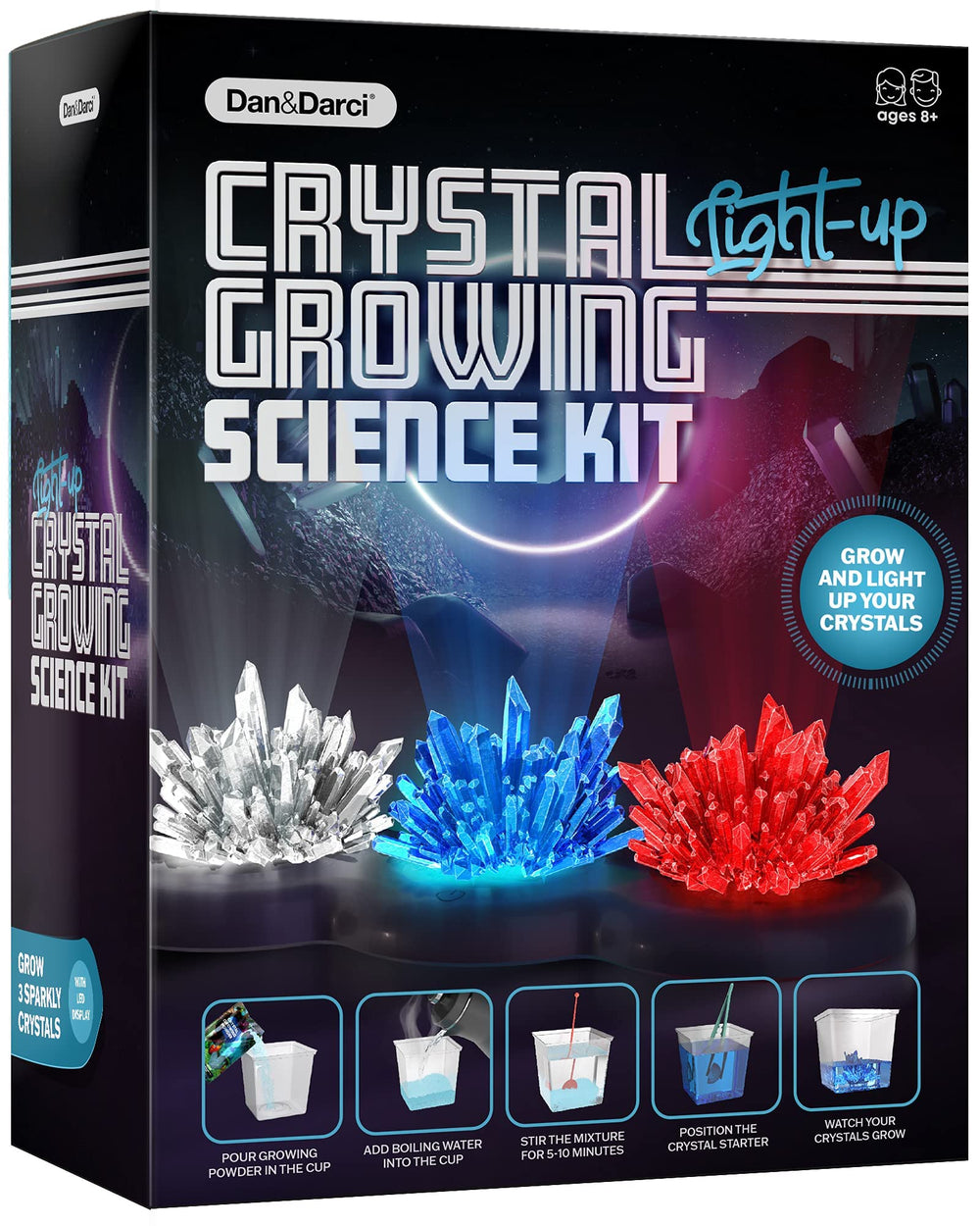 Dan&Darci instruction booklet guides young scientists through simple steps