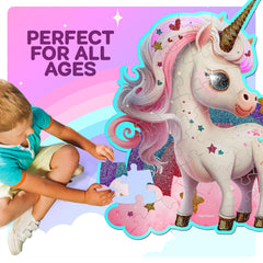 Dan&Darci Unicorn Floor Puzzle makes a delightful gift for birthdays.