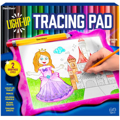Dan&Darci Light Up Tracing Pad overview showing a bright, inviting canvas for kids