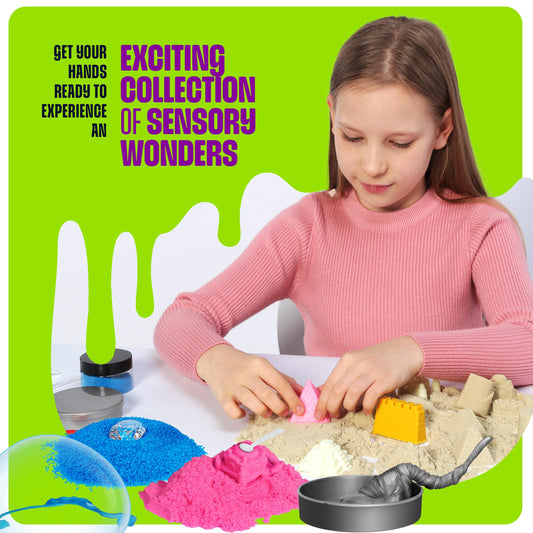 Dan&Darci liquid slime close-up highlighting stretchy texture for experiments and play