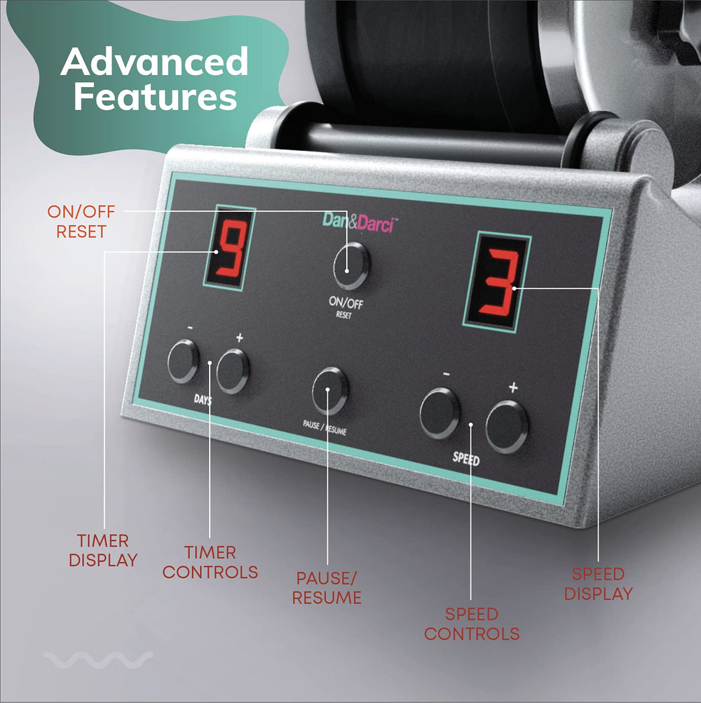 Durable low-noise barrel that minimizes vibration during polishing.